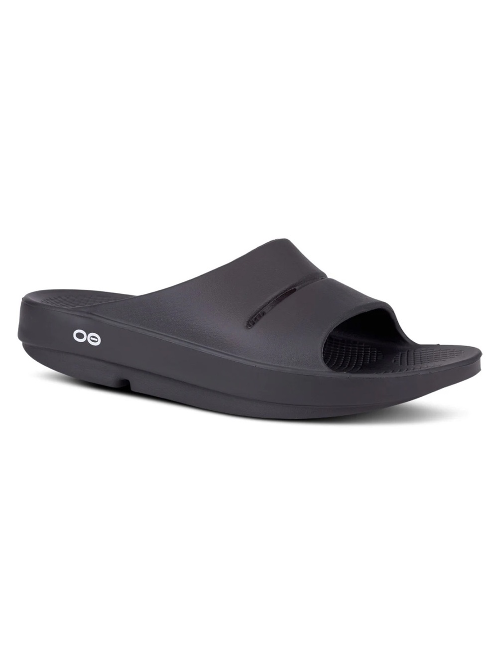 NEW OOFOS Ooahh Recovery Slide Sandals Black Mens Unisex - Picture 10 of 11